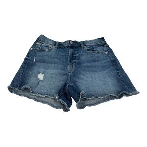 GAP Blue Jean Shorts Distressed Style